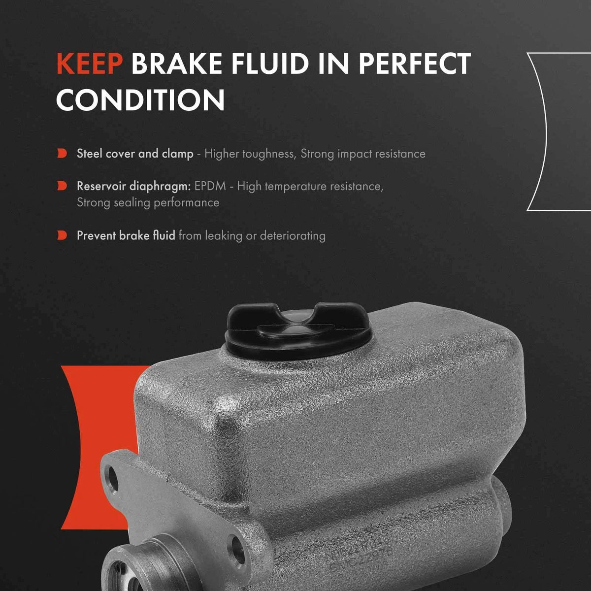 Brake Master Cylinder with Reservoir for Ford F-350 (1999–2007)