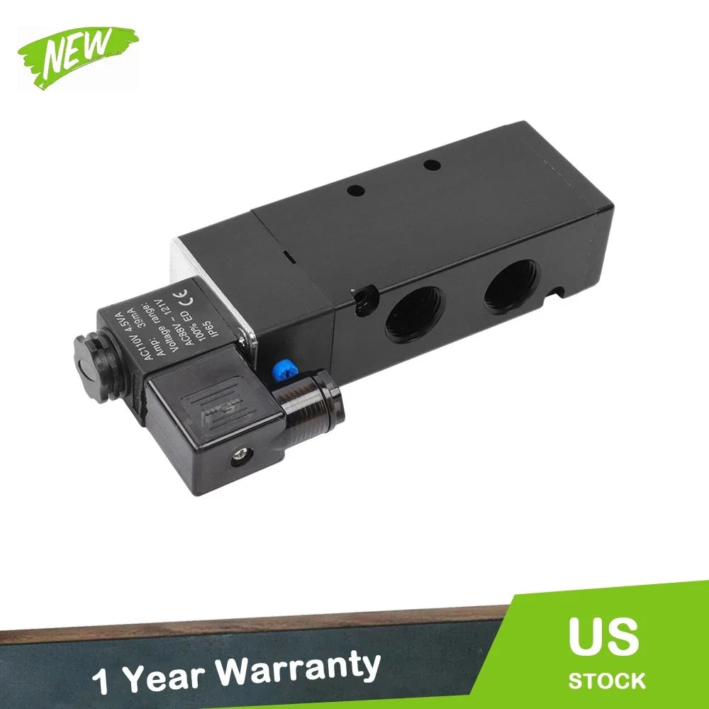 5-Way Pneumatic Electric Solenoid Valve for Air Systems (AC110V)