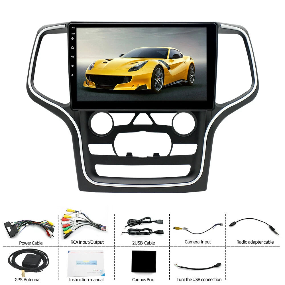 10.1'' Android 13 Car Stereo for Jeep Grand Cherokee (2014–2022)