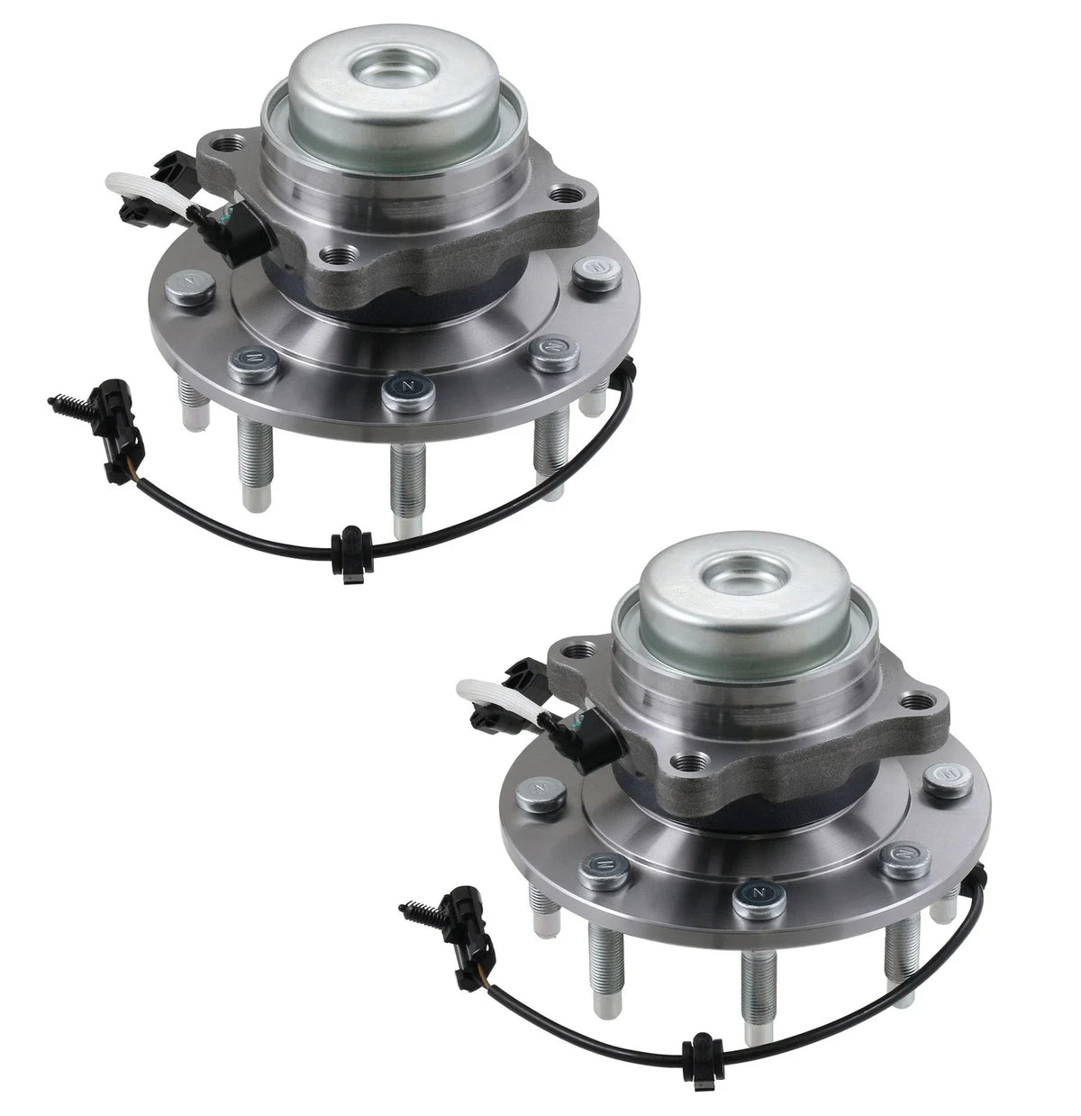 Set of 2 Front Wheel Bearing and Hub Assemblies for Chevrolet GMC