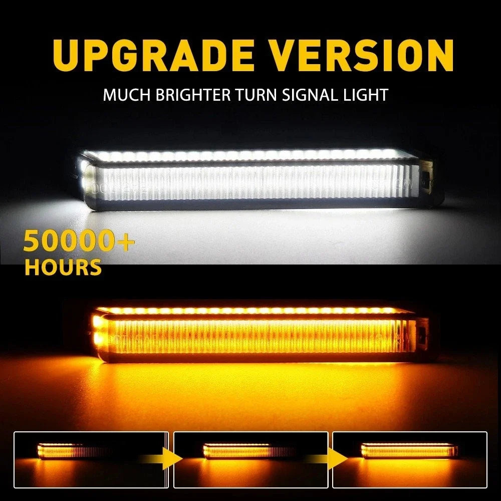 4PCS LED Side Mirror Light Sequential Turn Signal Amber for Ford F150 (2009–2014)