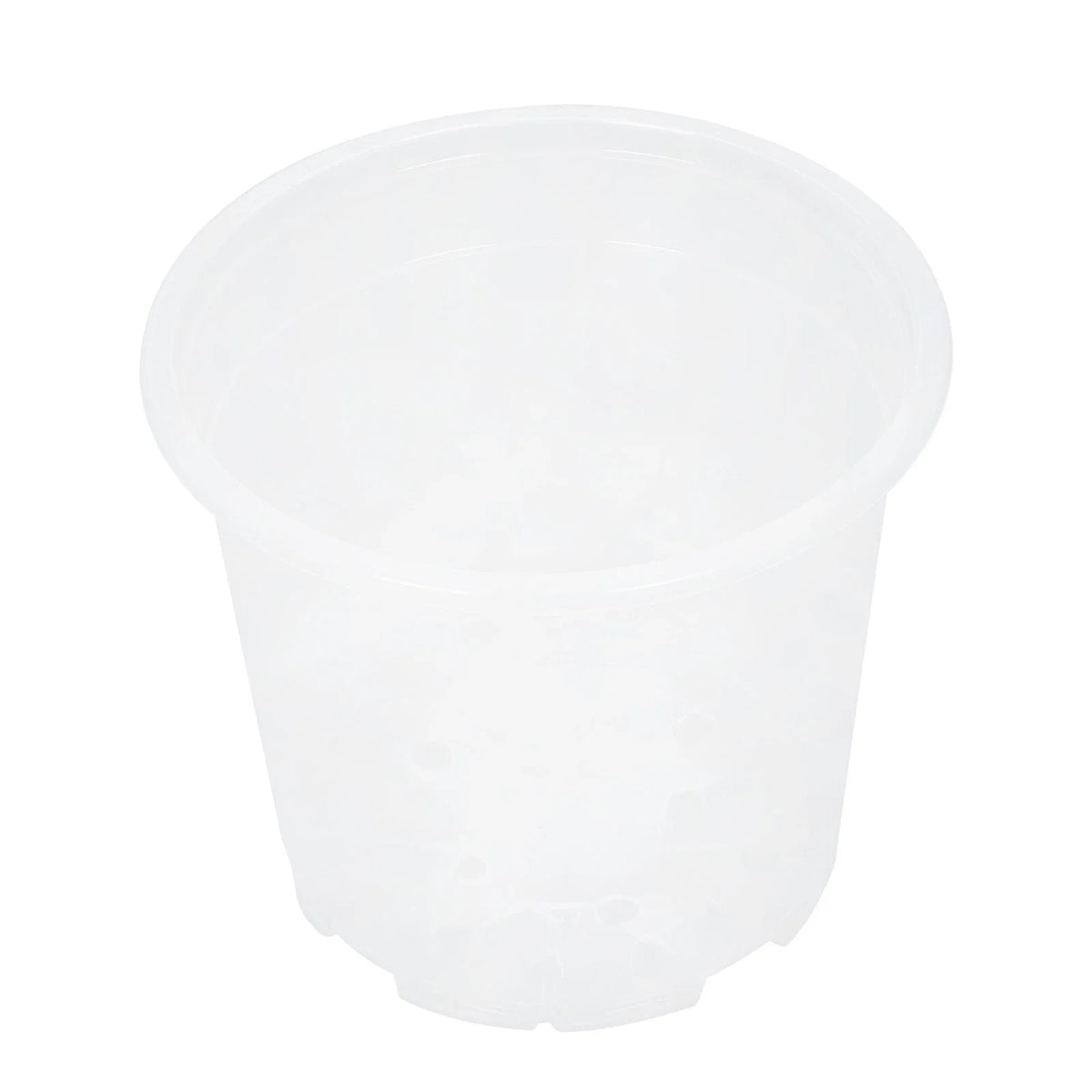 Set of 36 Reinforced Clear Nursery Pots for Plants and Flowers