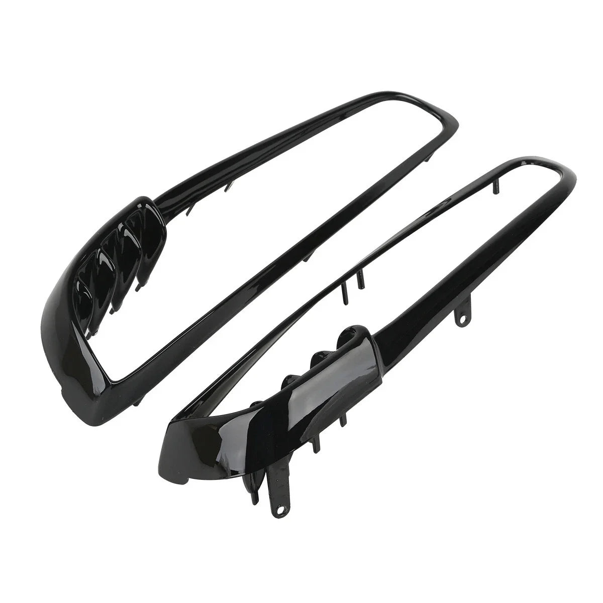 Black Radiator Trim Bezels for Harley V-Rod Night Rod (2001–2010)