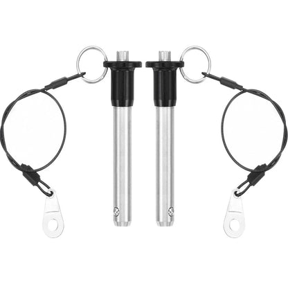 2Pcs Quick Release Spring Pin for Universal Use (Ф12x55) Silver
