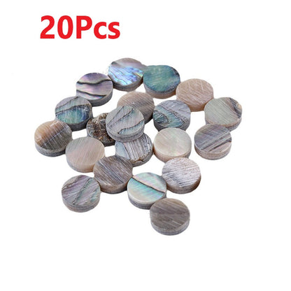 20pcs 6mm Round Abalone Fretboard Position Mark Inlay Dots for Guitar