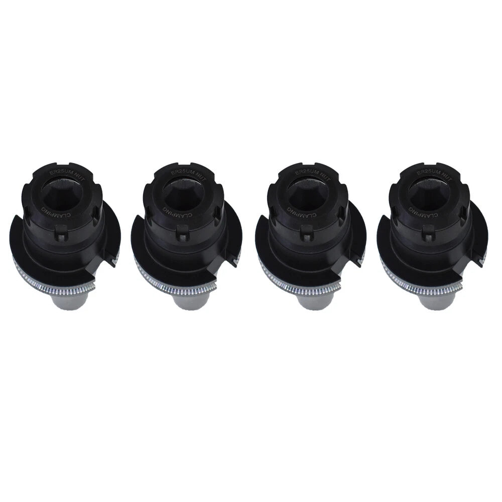 4X CAT40 ER25 Collet Chuck Tool Holder Set - 2.76" Gage Length