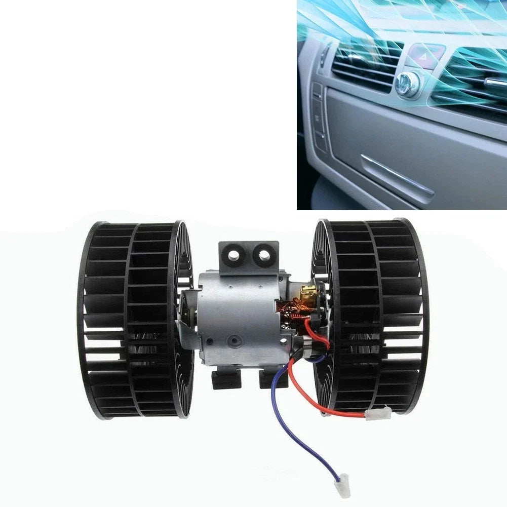 Blower Motor with Dual Fan Cages for BMW 740i (1995–2001) OEM 64118391809