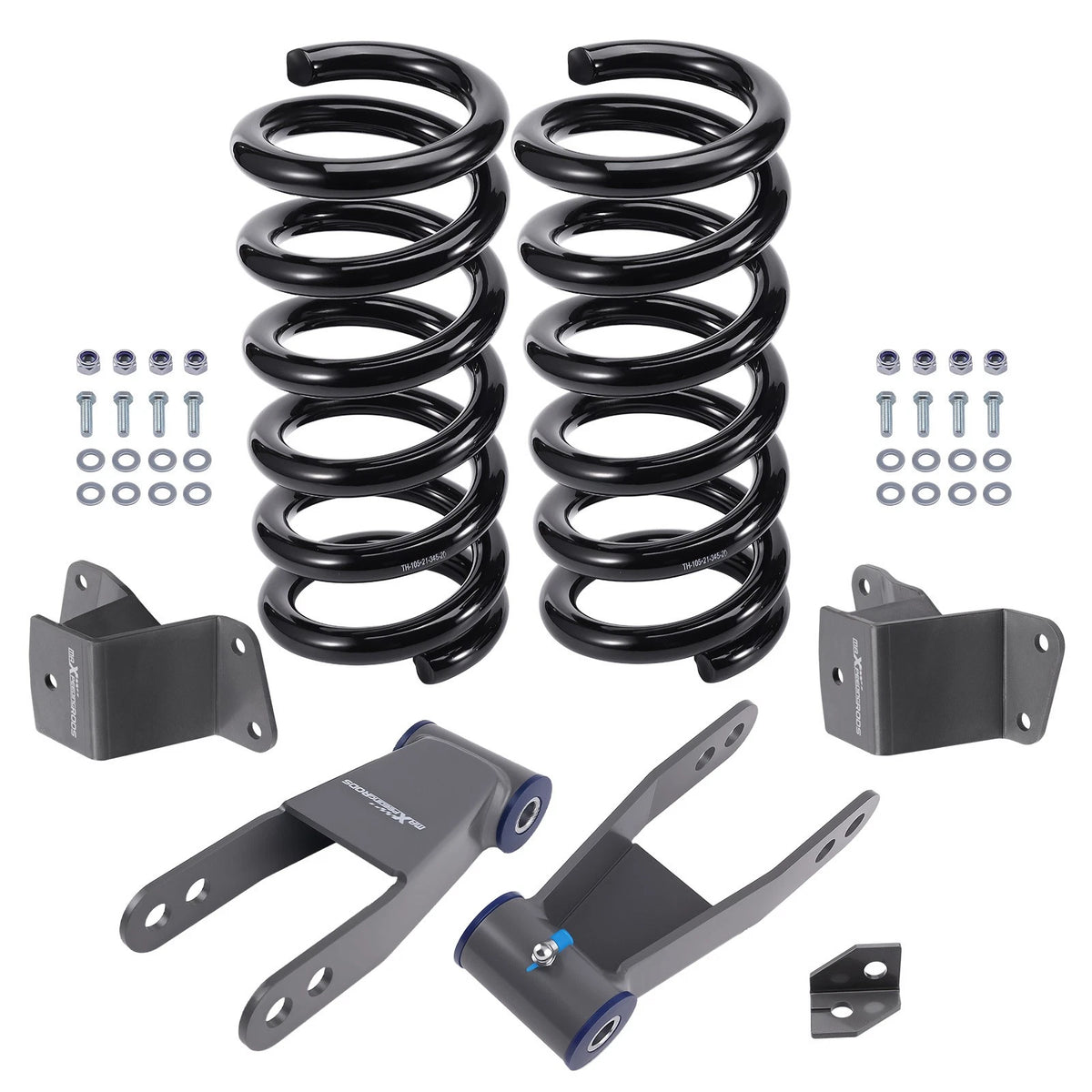 2" / 4" Drop Kit for Chevy GMC C1500 V8 (1988–1998) V37ZMG, Poly Bushing