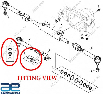Tie Rod Ball Joint Seal Kit for John Deere (RE271458, RE271457)