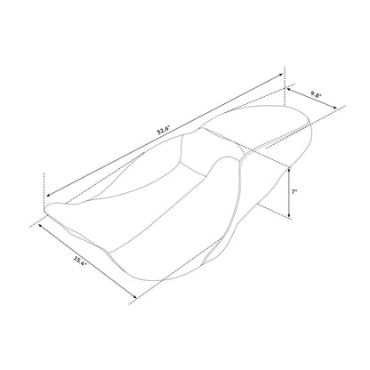 Driver Passenger Pillion Seat for Harley Touring Road Glide King (2009–2023)