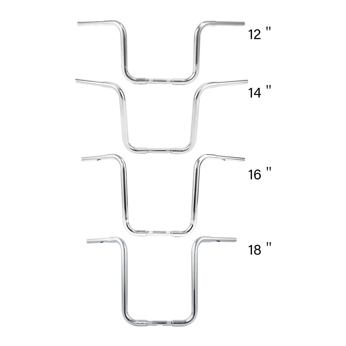 Ape Hanger Handlebar for Harley Sportster (12'' 14'' 16'' 18'', 1-1/4")