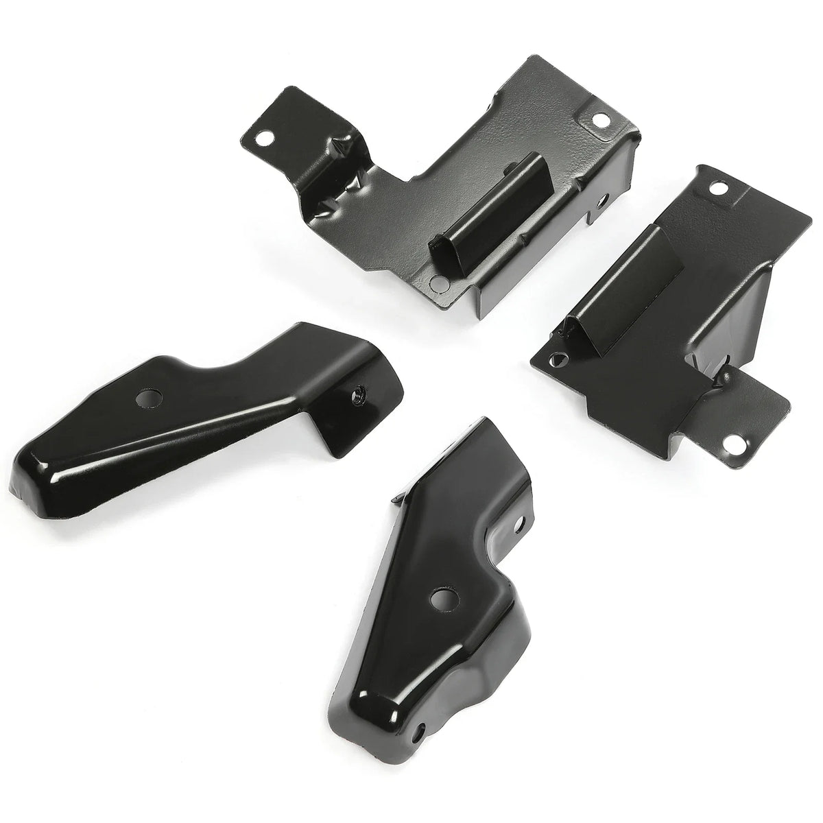 Set of 4 Front LH & RH Bumper Brackets for Chevrolet Silverado 1500 2500HD (1999–2007)
