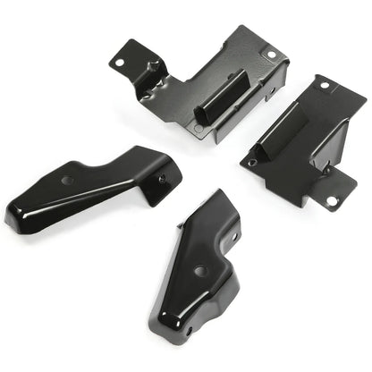 Set of 4 Front LH & RH Bumper Brackets for Chevrolet Silverado 1500 2500HD (1999–2007)