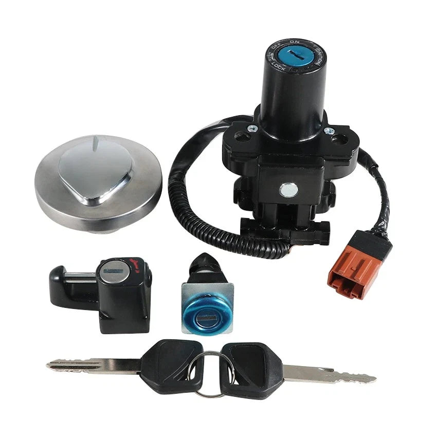 Ignition Key Switch and Fuel Tank Cap Set for Honda CB400SS (2004–2009)
