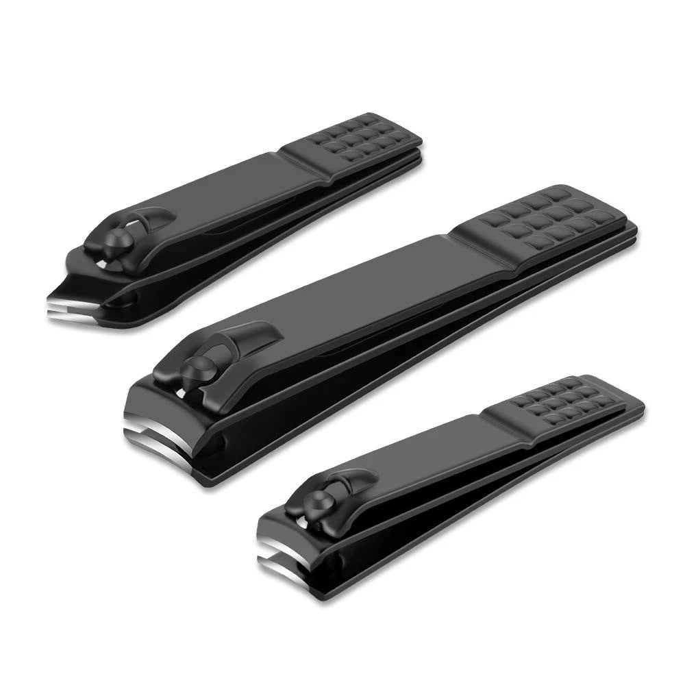 3 Piece Nail Clippers Set for Fingernail Care