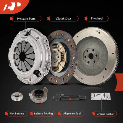 Clutch Kit with Flywheel for Honda Civic del Sol (1992–2000) 08039, 22300P2E003, LFW187