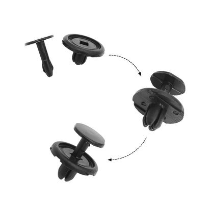 30 Pcs Radiator Splash Shield Retainer Clip for Toyota Lexus (Fits 9046707214, 90467-07214, 963-134D)