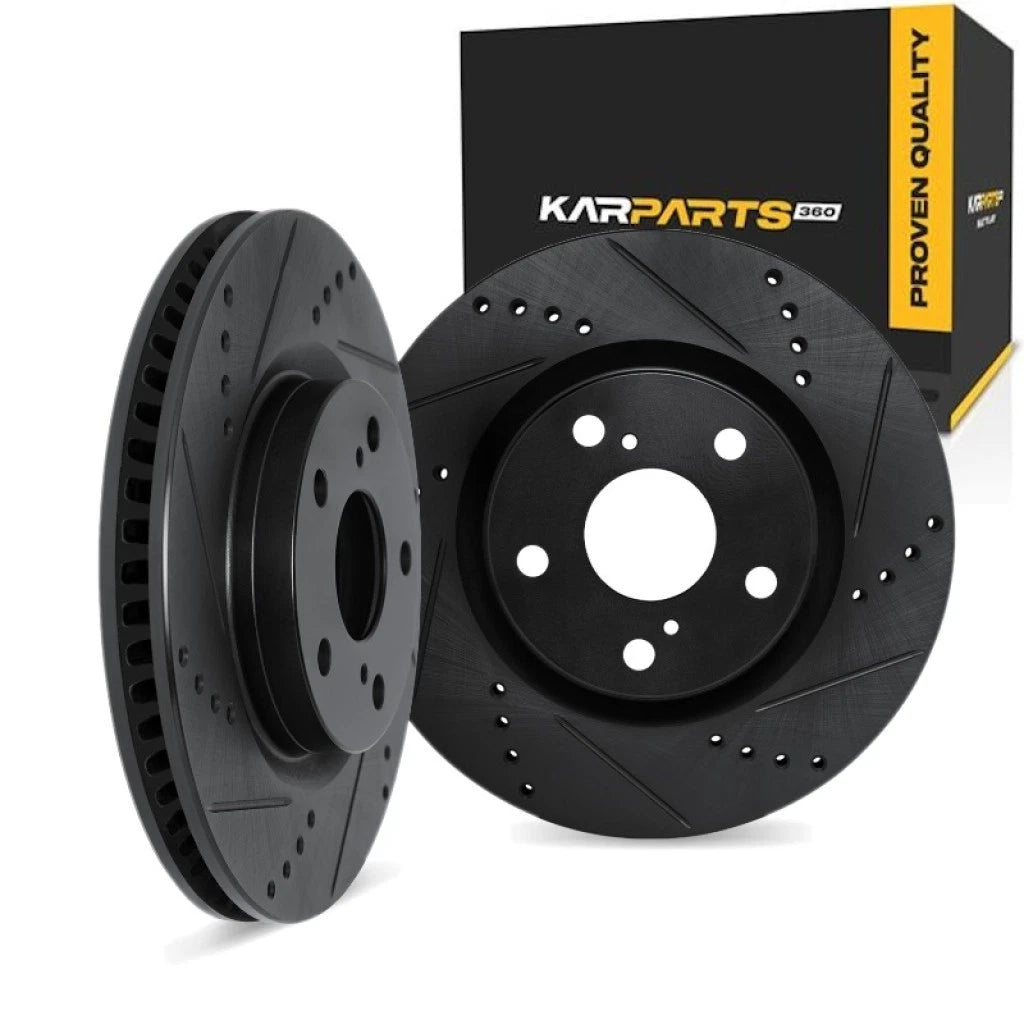 Rotor Set for Infiniti QX50 (2016–2017) | Drilled and Slotted | ALX-PAU-DF-8002-67007-CLA5