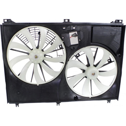 Radiator and A/C Condenser Fan Assembly for Toyota Highlander (2014–2019) GLX-CFTC100-CL360A1, TO3115187