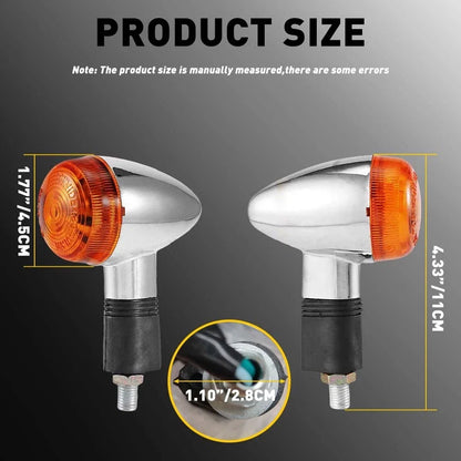 4Pcs Turn Signal Lights Amber for Kawasaki Vulcan VN 1500 1600 1700 2000 800 900