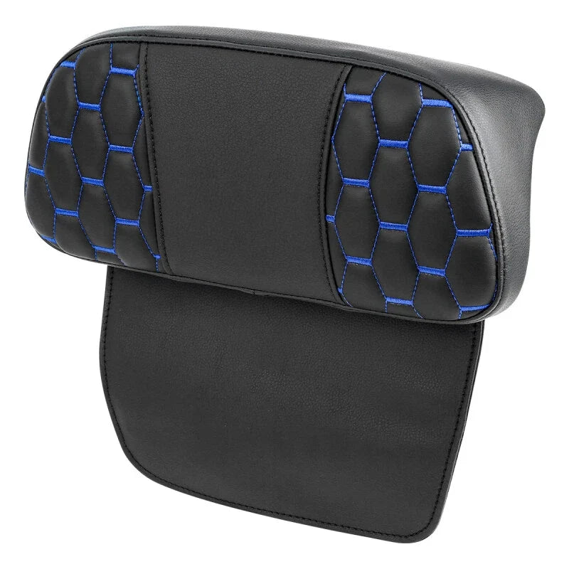 Razor Chopped Trunk Backrest Pad for Harley Road Glide (2014–2023) Black Blue