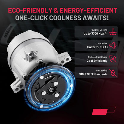A/C Compressor for Chevrolet Oldsmobile Pontiac (1994–1995) CO 20215C 6511333