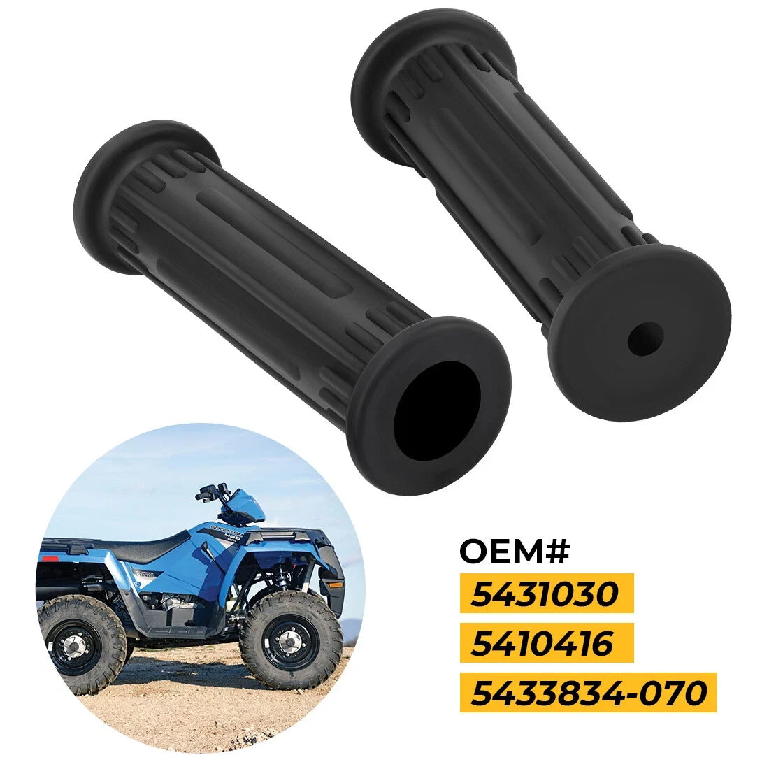 2X Handlebar Grips for Polaris Sportsman 400-800 (2000–2014) MV7 X2