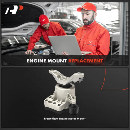 Front Right Engine Motor Mount for Ford Fusion Lincoln MKZ (2013–2017) DG9Z6038C, A5767