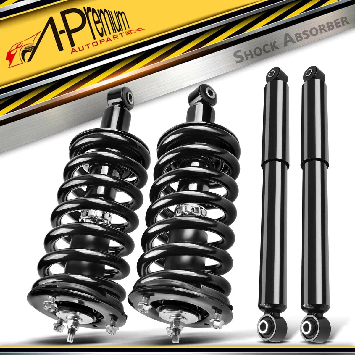 Set of 2 Shock Absorbers for Nissan Titan (2004–2007, 2010–2011, 2013–2015) 471358, 3345497, 345042