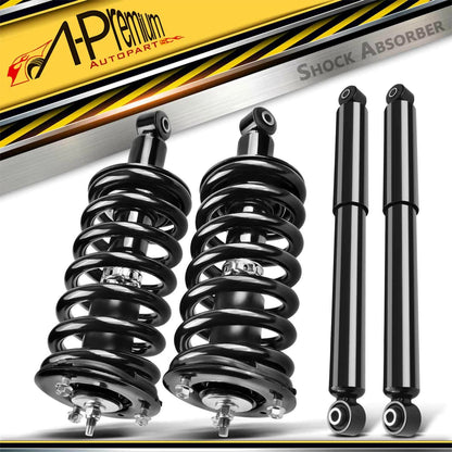 Set of 2 Shock Absorbers for Nissan Titan (2004–2007, 2010–2011, 2013–2015) 471358, 3345497, 345042