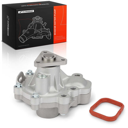 Water Pump w/ Gasket for Mazda CX-5 (2013–2018), CX-3 (2012–2018), CX-6 (2014–2017), CX-9, Known Part Numbers: PE0115010B, PEDD15010, 145-2530
