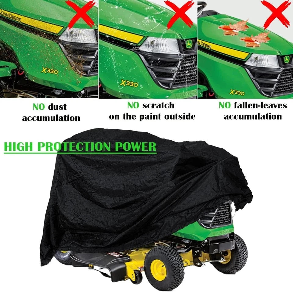 Deluxe Riding Lawn Mower Cover for John Deere (Large, Waterproof)