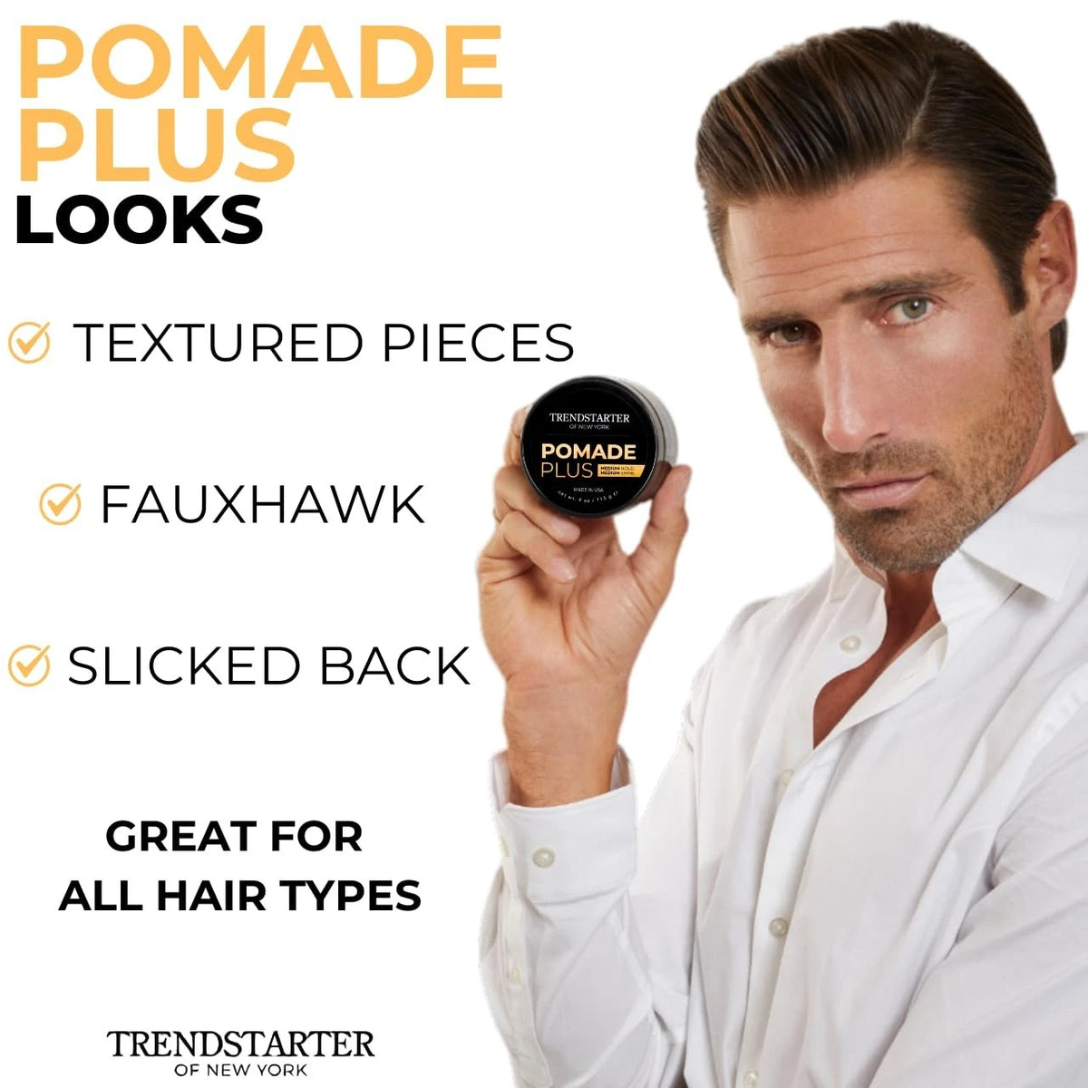 Pomade Plus for - Medium Hold - 4oz