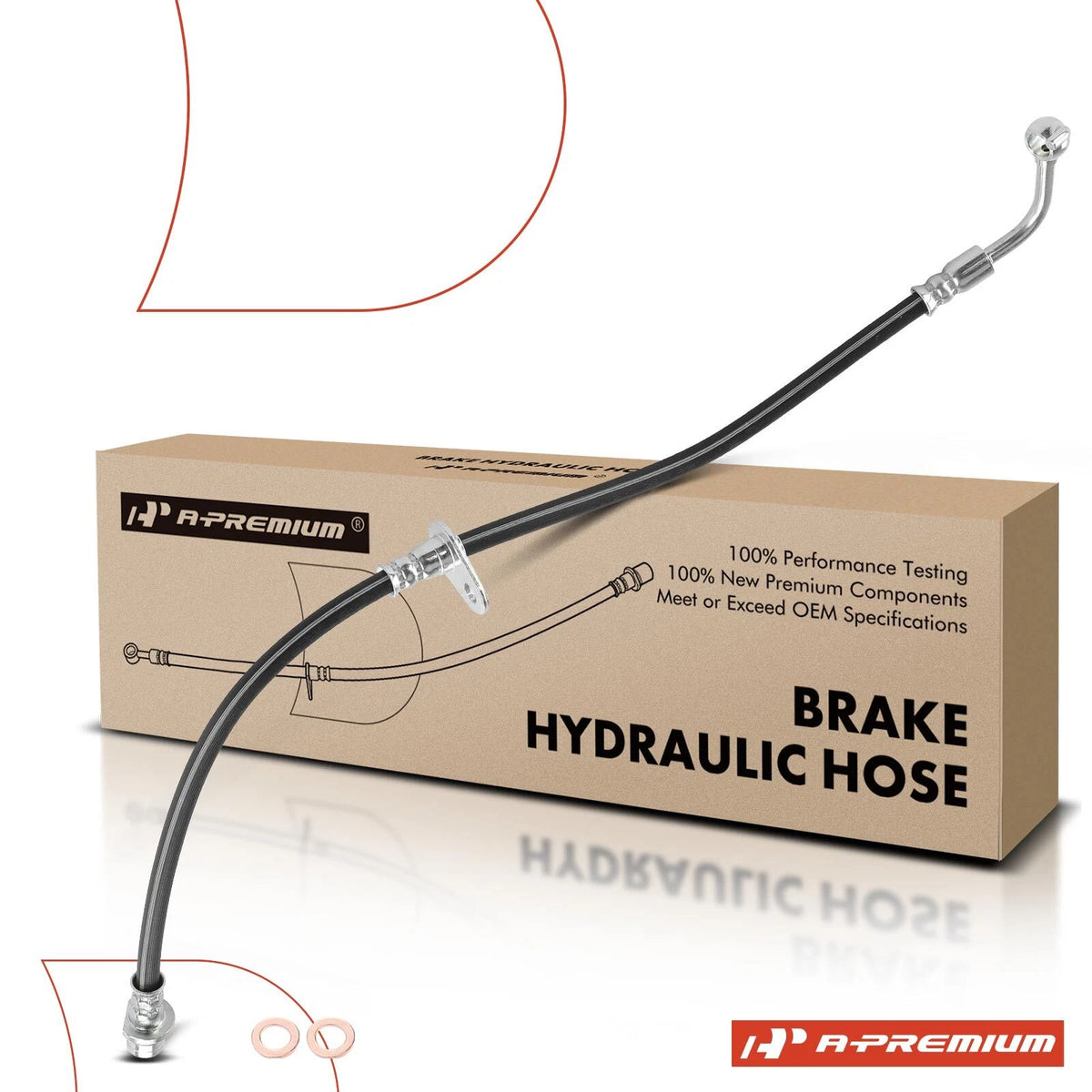 Rear Driver Brake Hydraulic Hose for Honda CR-V (2018–2021) 01468TLAA01, 2207724