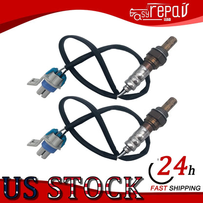 2X Downstream Oxygen O2 Sensor 19209808 for Chevrolet Suburban 2500 (2008–2013)