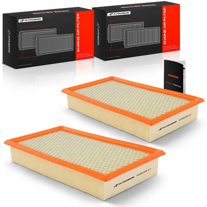 2X Engine Air Filter for Ford F-250 F-350 Super Duty (1999–2001) LAF1680, AF1080