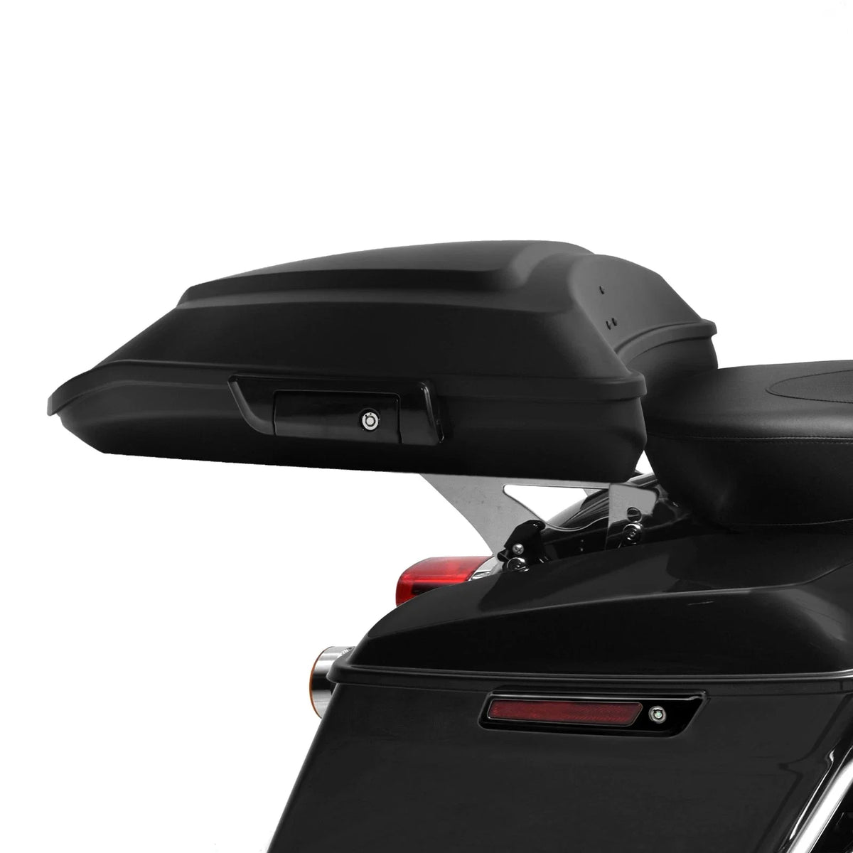 Matte Black Razor Trunk for Harley Touring Road Glide (2014–2024)