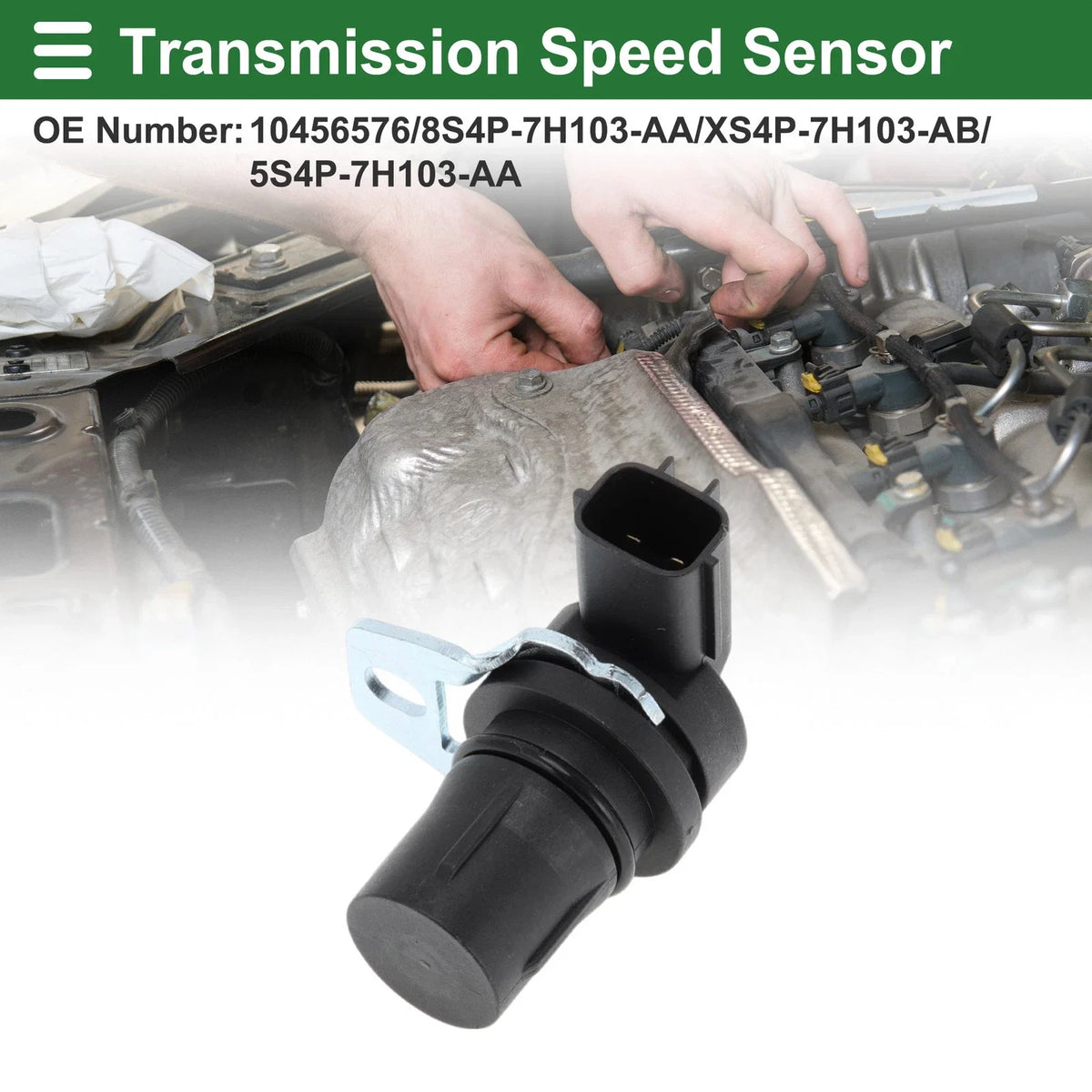 1 Pcs Transmission Speed Sensor No.10456576 for Ford C-Max (2007–2010)