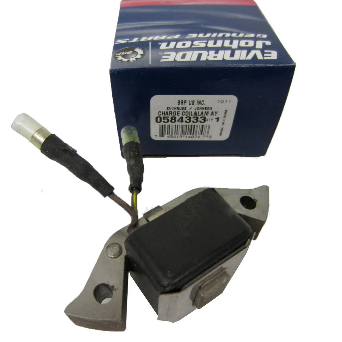Charge Coil & Lamination Assembly for Johnson Evinrude OMC (0584333)