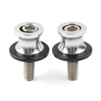 Swingarm Slider Stand Screws 10MM for Kawasaki ZX6R (1998–2011) Silver CNC