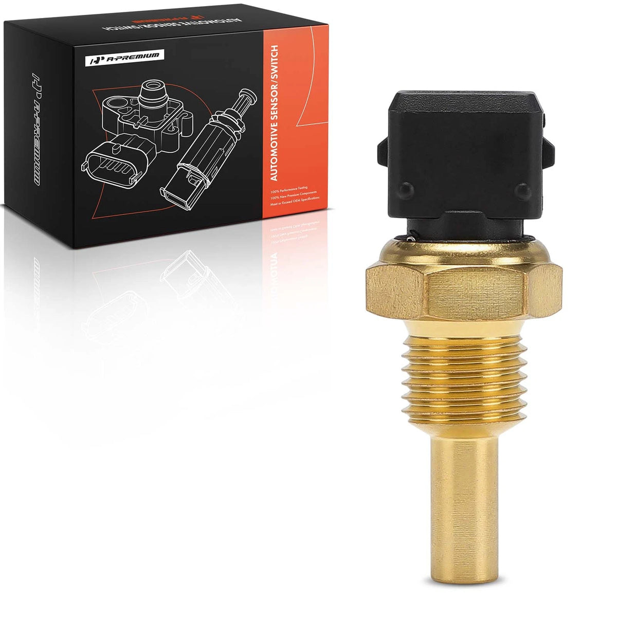 Engine Coolant Temperature Sender for BMW 318i 325 325e 525i 528e M3 (1983–1991) - 1T1032, 12621710511, 12621710512, 1710511, 2011386, TS338