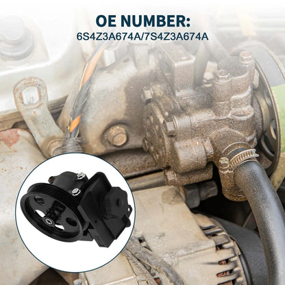 Power Steering Pump with Pulley for Ford Focus 2.0L L4 (2006–2011) No. 6S4Z3A674A