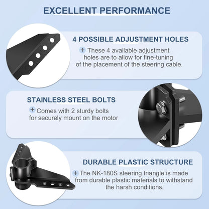 Steering Triangle Mounting Bracket for NK-180S Brushless Kayak