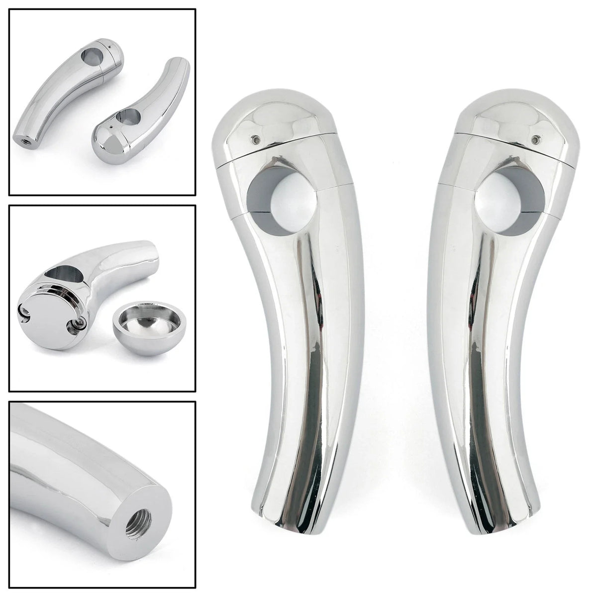 4.5" Handlebar Risers for Yamaha V-Star, Honda VTX, Suzuki Boulevard, Kawasaki