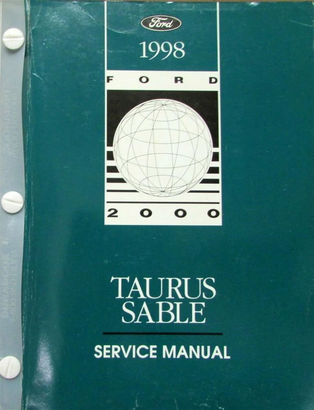 Service Shop Repair Manual for Ford Taurus Mercury Sable (1998)