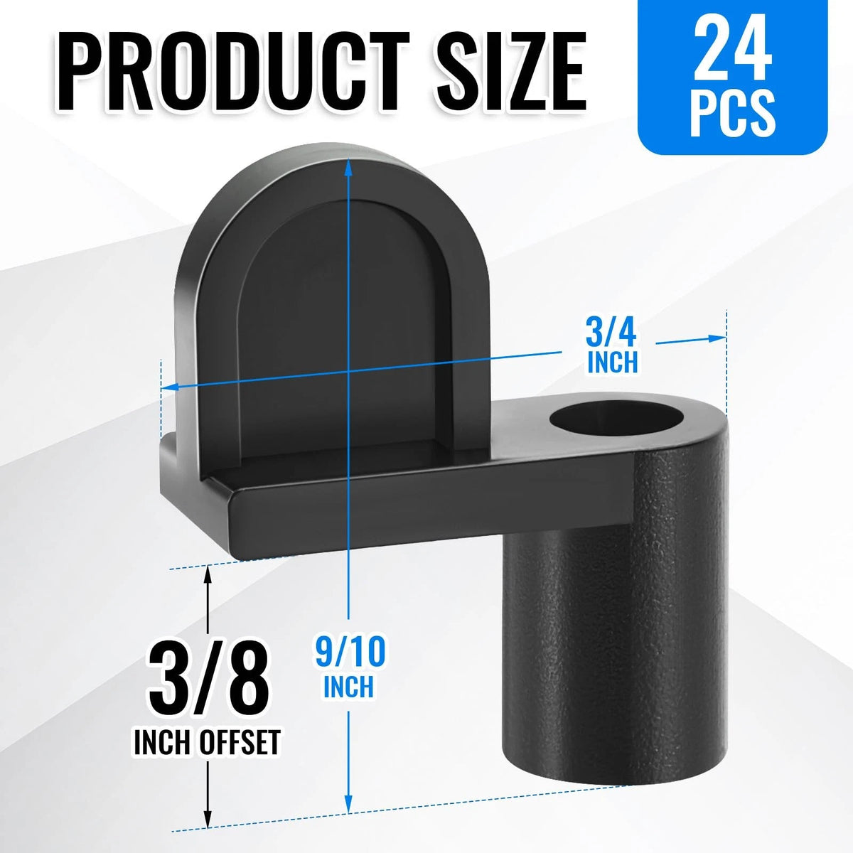 24 Pack Nylon Window Screen Clips for