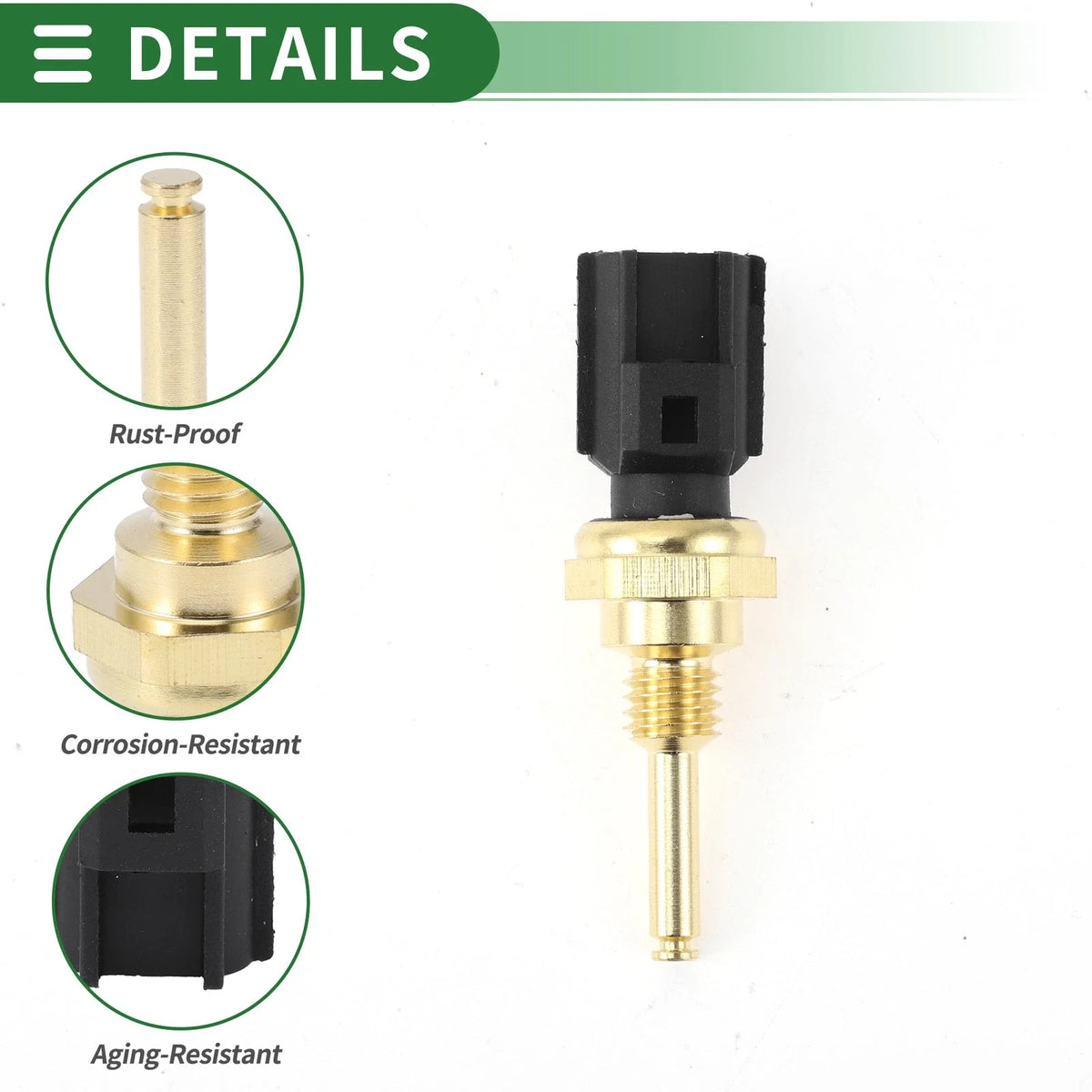 Engine Coolant Temperature Sensor No. 3L7Z6G004BA for Ford F-450 Super Duty (2019)