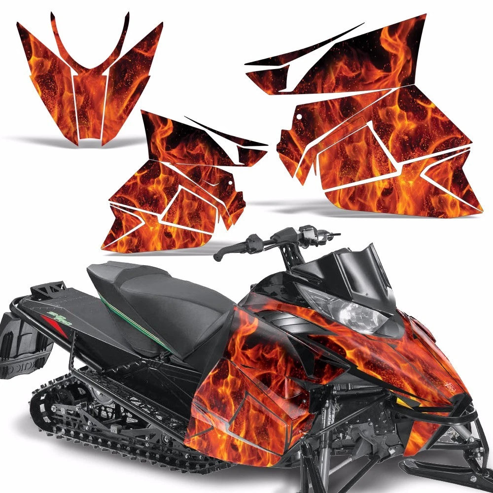 Sled Graphics Stickers Decals for Arctic Cat ProCross SnoPro (2012–2016)