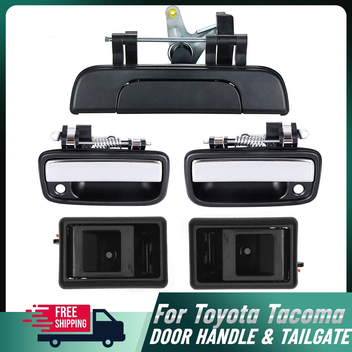 Exterior & Interior Door Handle Kit for Toyota Tacoma (2005–2023)