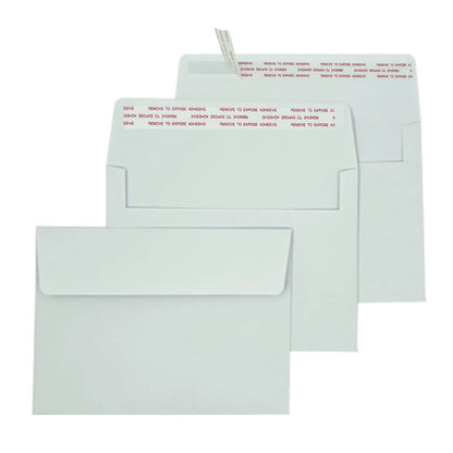200 A7 Invitation Envelopes - 5.25x7.25 in Windowless Design, 120GSM White